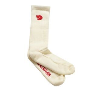 Fjällräven Off-White Wool Blend Crew Socks XL Unisex